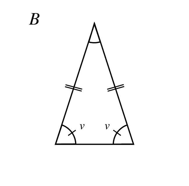 En likbent triangel